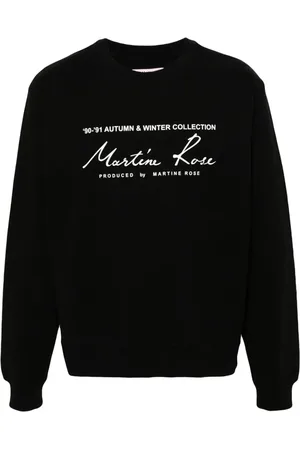 MARTINE ROSE Sweatshirt mit Logo-Print