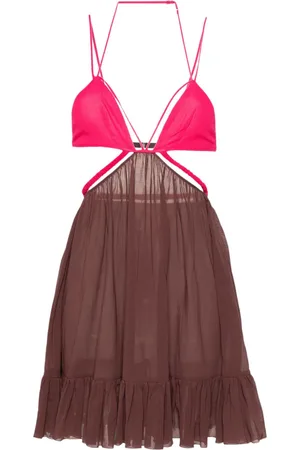 Nensi Dojaka Minikleid mit Cut-Out