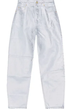 Ganni Tapered-Jeans aus Bio-Baumwolle