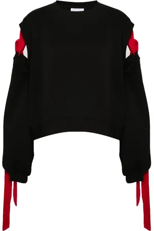 Ioana Ciolacu Stamp Sweatshirt mit Cold-Shoulder