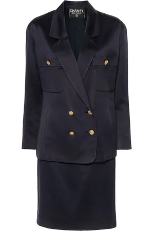 CHANEL 1990s doppelreihiger Anzug