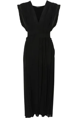 Fabiana Filippi Krepp-Maxikleid mit Falten