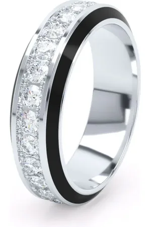 LOEV 18kt Weißgoldohrring mit Diamanten