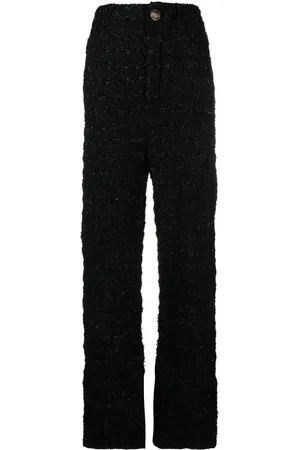 Balenciaga Gerade Hose aus Tweed