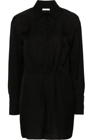 Patrizia Pepe Texturiertes Mini-Hemdkleid