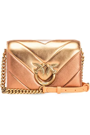 Pinko Mini Love Click Umhängetasche mit Steppung