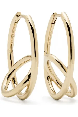 Otiumberg Spiralis Creolen aus 14kt -Vermeil
