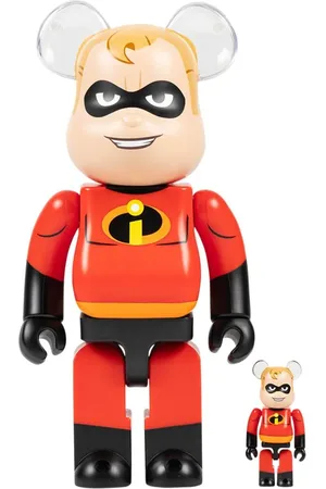 MEDICOM TOY X Disney Pixar Mr. Incredible BE@RBRICK 100% und 400% Figuren-Set