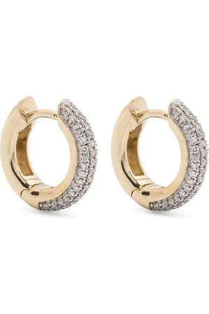 Otiumberg 9kt Quotidian Gelbgoldohrringe mit Diamanten