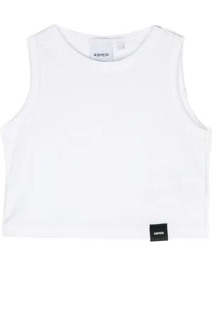 Aspesi Cropped-Tanktop aus Baumwolle
