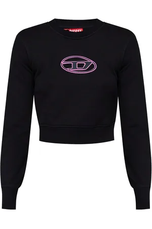 Diesel Cropped-Sweatshirt mit Cut-Out