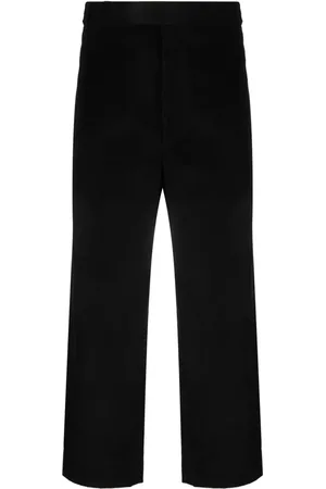 Thom Browne Hose aus Cord mit RWB-Streifen