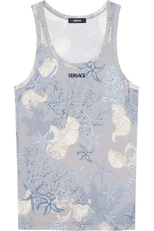 VERSACE Geripptes Barocco Sea Tanktop