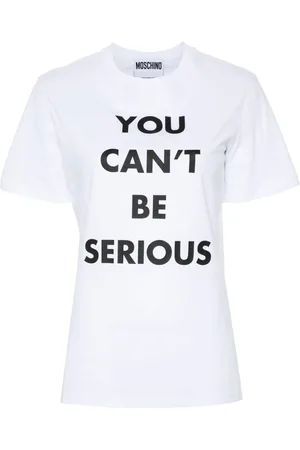 Moschino T-Shirt mit Text-Print