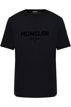 Moncler T-Shirt mit geflocktem Logo