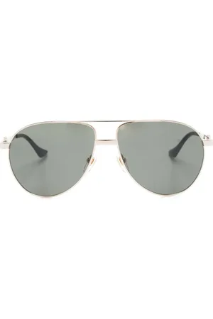 Gucci Pilotenbrille mit Web-Detail