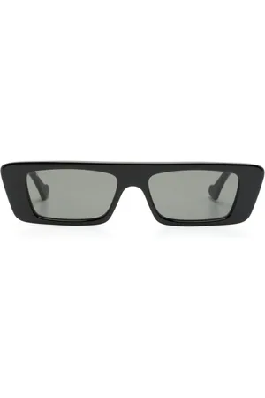 Gucci Eckige Sonnenbrille mit Logo-Print