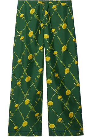 Burberry Dandelion Schlaghose mit Blumenmuster