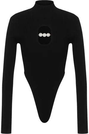 Moschino High neck cut-out body