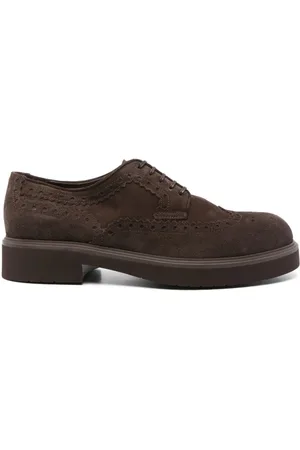 Salvatore Ferragamo Derby-Schuhe mit perforiertem Detail