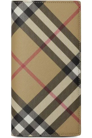 Burberry Portemonnaie mit Karomuster