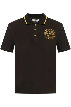 VERSACE Poloshirt mit Logo-Stickerei