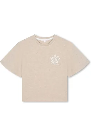 Chloé T-Shirt mit Logo-Print