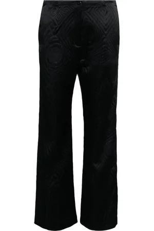 FORTE FORTE Gesteppte Hose mit geradem Bein