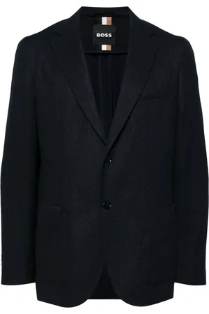 HUGO BOSS Blazer mit Fischgrätenmuster