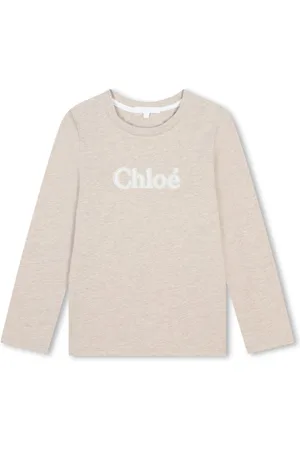 Chloé Langarmshirt mit Slogan-Print