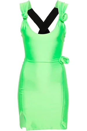 COPERNI Minikleid mit Blumenapplikation