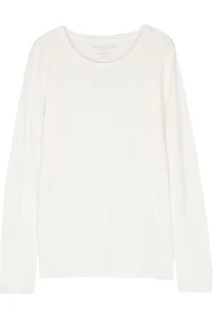 Majestic Fein gestricktes T-Shirt