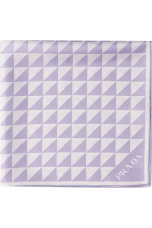 Prada Schal mit Triangel-Logo