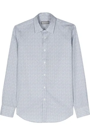 CANALI Hemd mit grafischem Print