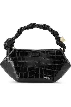 Ganni Bou crocodile-effect mini bag