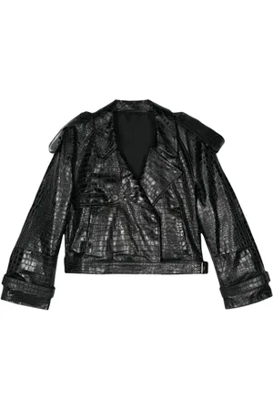 SALVATORE SANTORO Bikerjacke mit Prägung