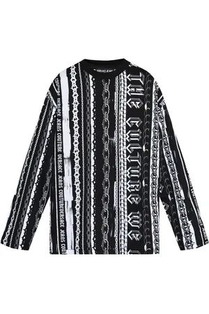 VERSACE Gestreiftes T-Shirt