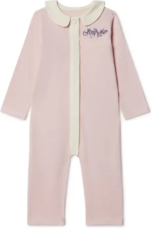 OFF-WHITE Bookish Flowers Strampler