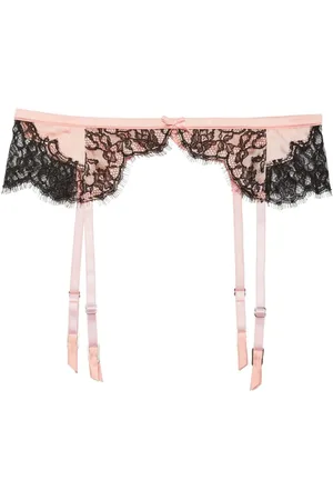 FLEUR DU MAL Iris Strumpfhalter aus Spitze