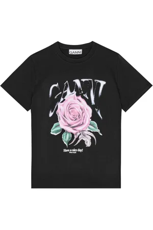Ganni T-Shirt mit grafischem Print