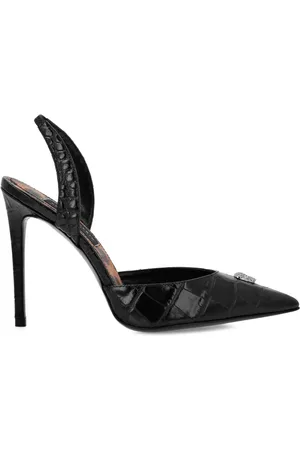 Philipp Plein Slingback-Pumps mit Kroko-Effekt