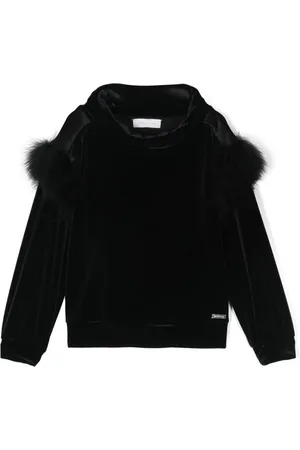 MONNALISA Bluse mit Federbesatz