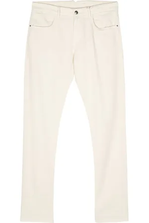 CANALI Straight-Leg-Hose mit Ziernähten