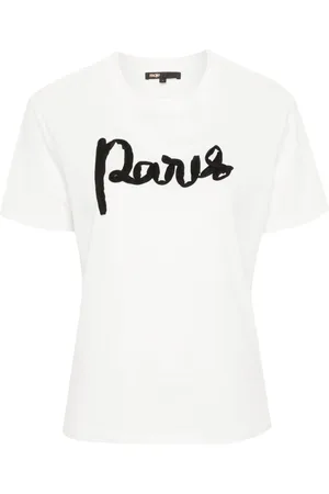 Maje T-Shirt mit Applikation