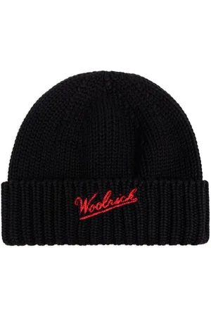 Woolrich Mütze mit Intarsien-Logo