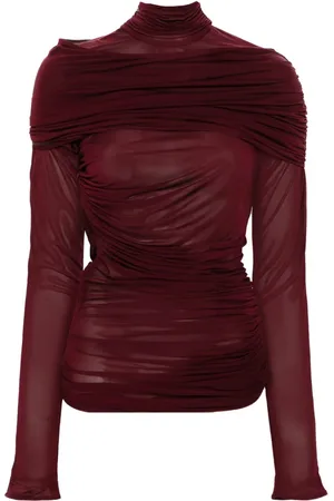 MUGLER Gerafftes Oberteil