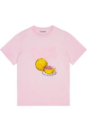 Ganni T-Shirt mit grafischem Print