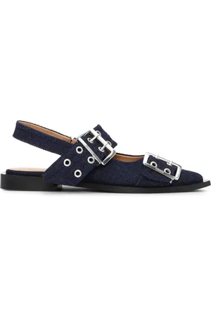Ganni Ballerinas mit Schnallendetail