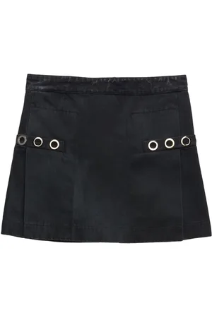 Msgm Jeans-Minirock mit Ösen