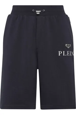 Philipp Plein Shorts mit Logo-Schild